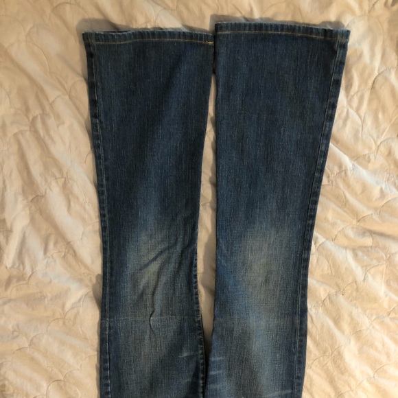 FRX low rise boot cut jeans medium blue wash - Picture 6 of 9